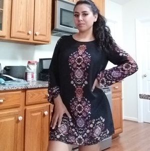 Charlotte Russe Mini Bell Sleeve Dress